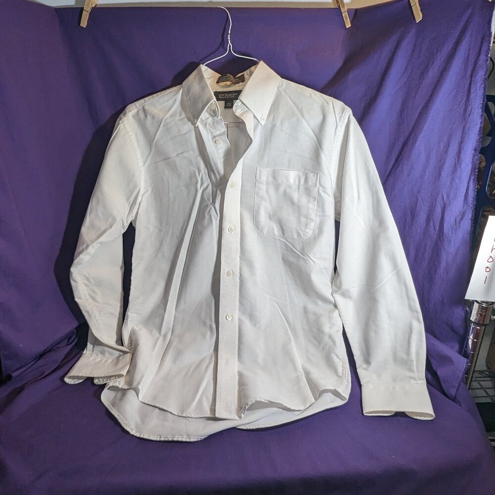 Croft & Barrow Long sleeve white button down shirt